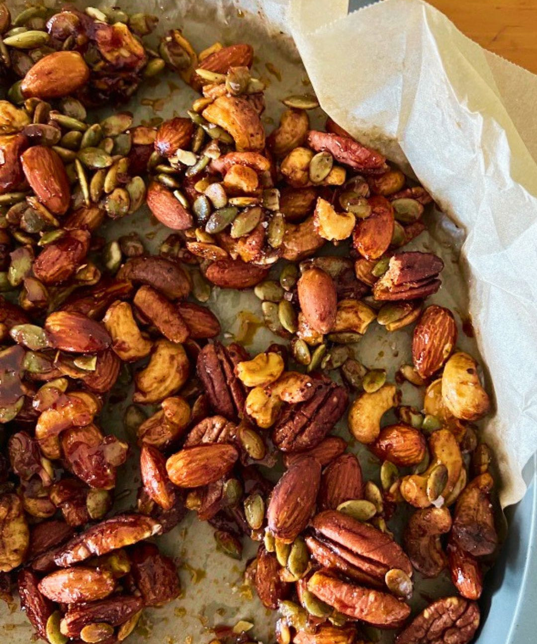 Salty Sweet Spiced Nuts