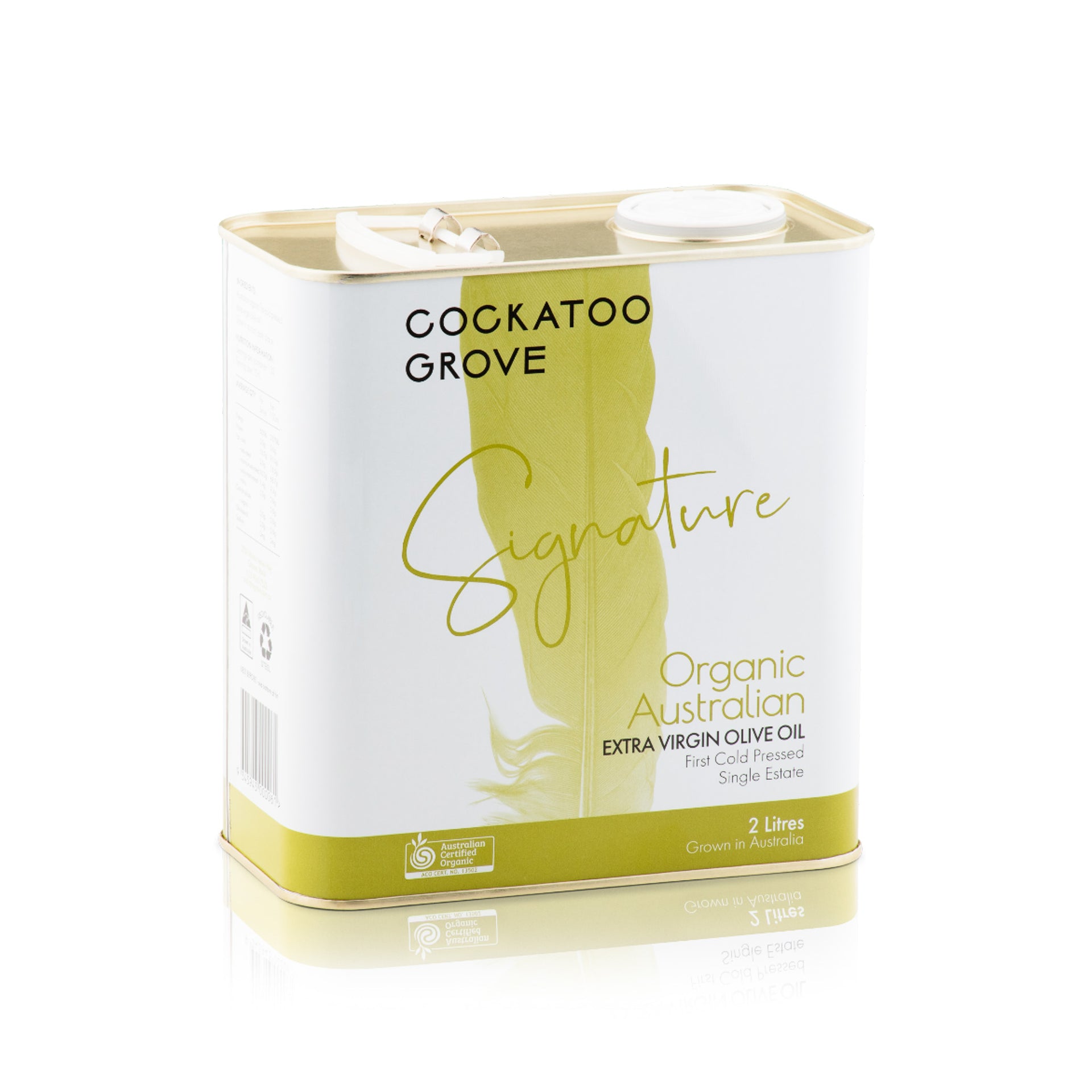 Cockatoo Grove Extra Virgin Olive Oil Organic 2L